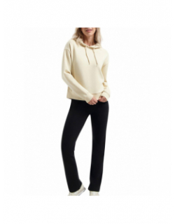 Sweat crop ample lounge beige femme - Only Play