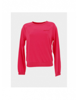 Sweat fin fluide frei logo rose femme - Only Play