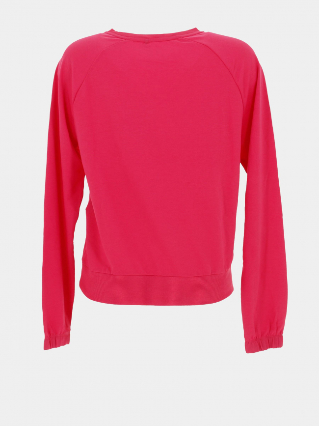 Sweat fin fluide frei logo rose femme - Only Play