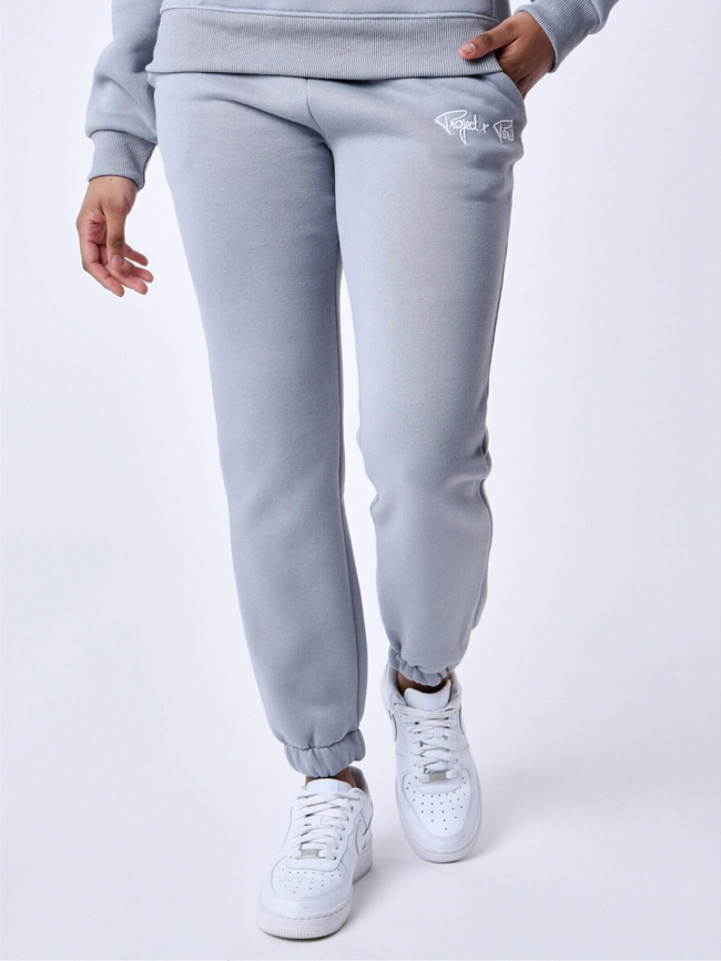 Jogging signature logo bleu clair femme - Project X Paris