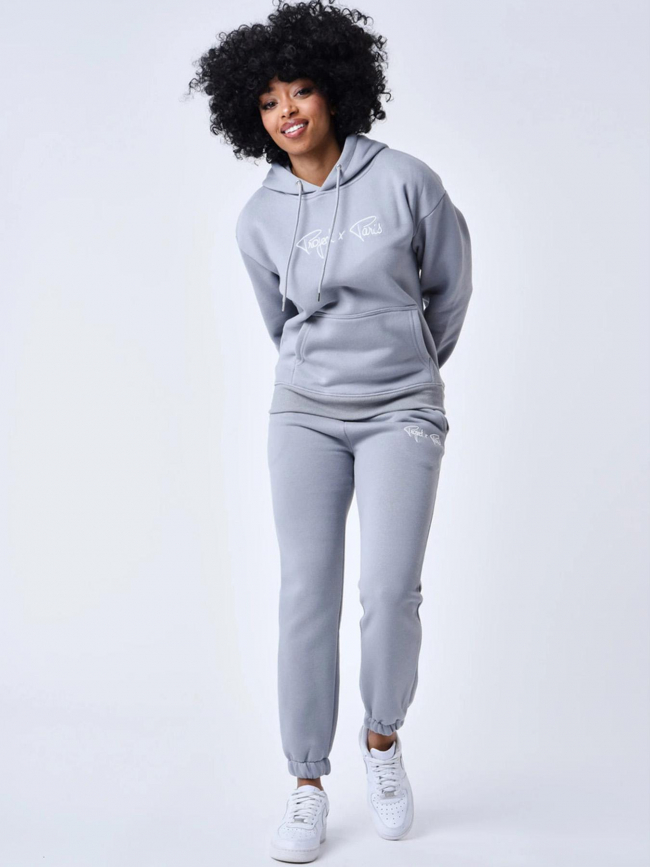 Jogging signature logo bleu clair femme - Project X Paris