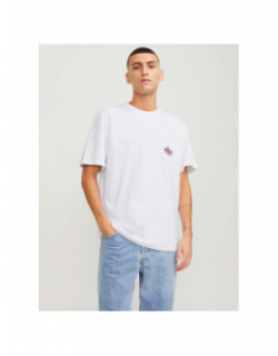 T-shirt lafayette flower blanc homme - Jack & Jones