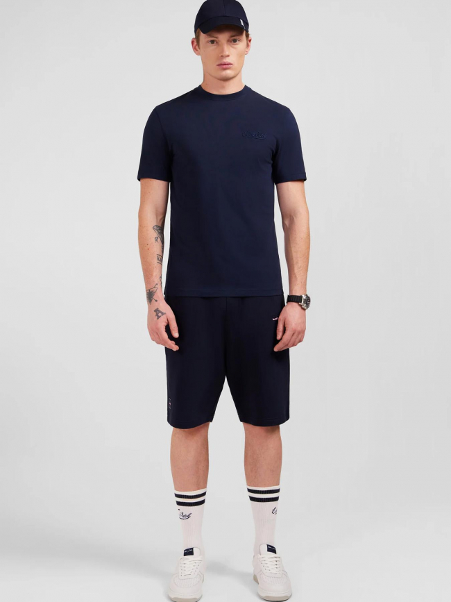 T-shirt cartouche bleu marine homme - Eden Park