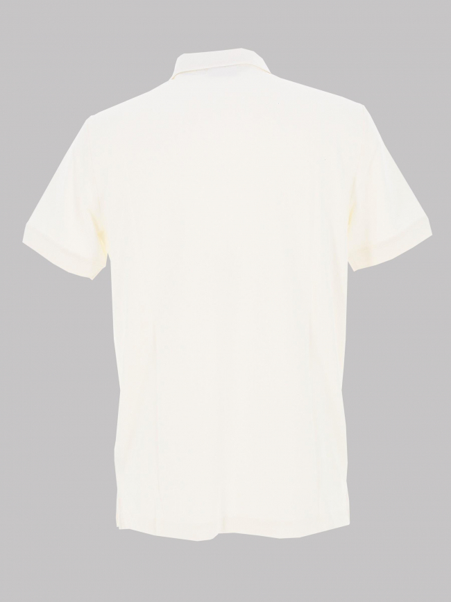 Polo uni thermo tech pique blanc écru homme - Calvin Klein