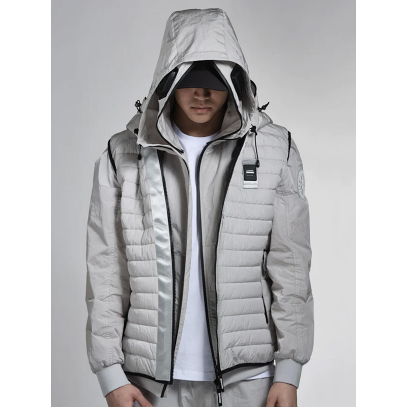 Doudoune sans manche nagano argile homme - Double Hood