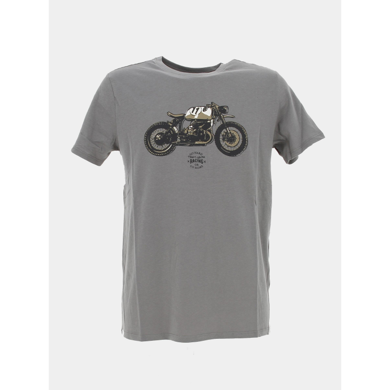 T-shirt cars racing kaki homme - Teddy Smith