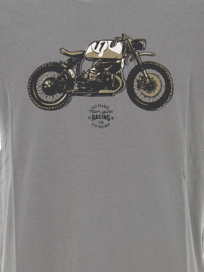 T-shirt cars racing kaki homme - Teddy Smith