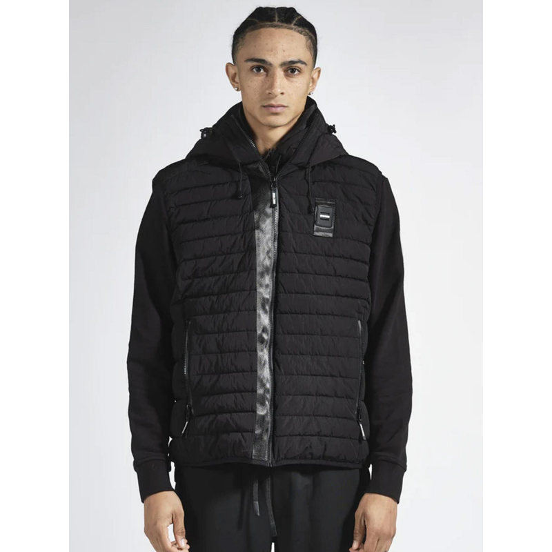 Doudoune à capuche nagano noir homme - Double Hood