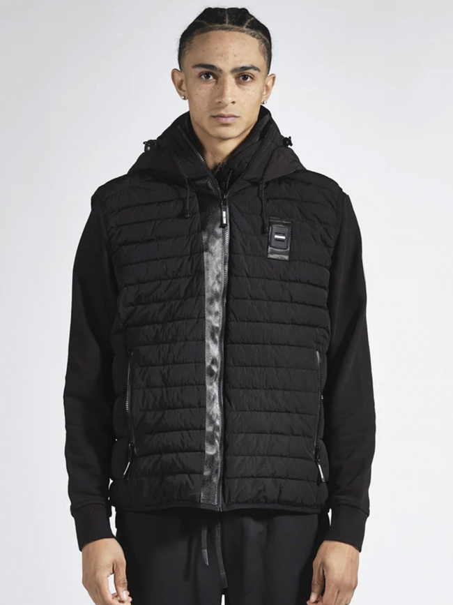 Doudoune à capuche nagano noir homme - Double Hood