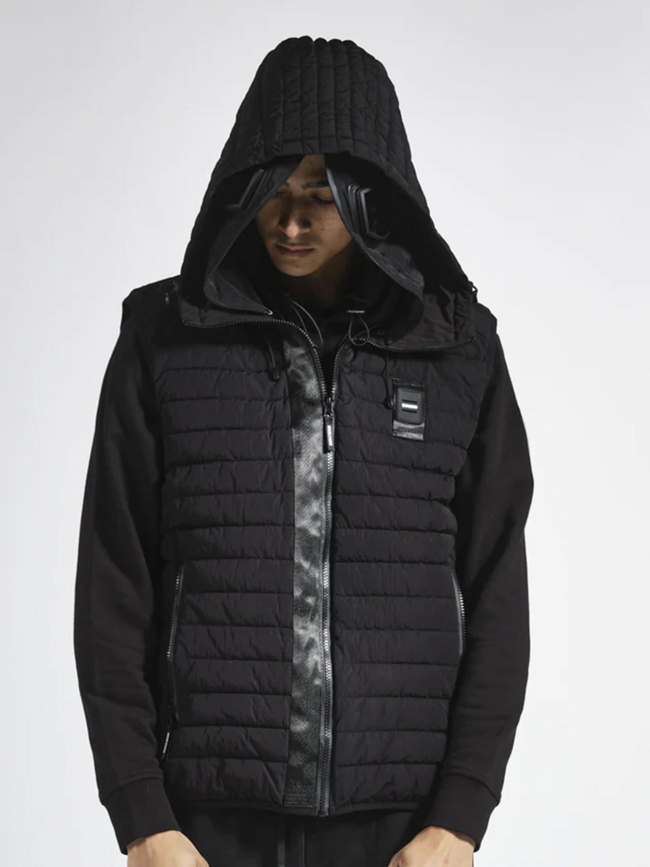 Doudoune à capuche nagano noir homme - Double Hood