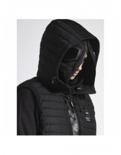 Doudoune à capuche nagano noir homme - Double Hood