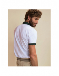 Polo uni goby blanc homme - Benson & Cherry