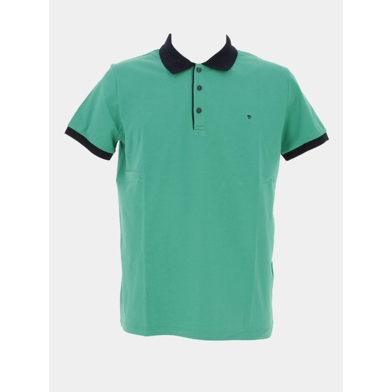 Polo uni goby vert homme - Benson & Cherry