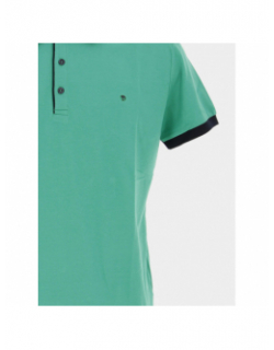 Polo uni goby vert homme - Benson & Cherry