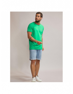 T-shirt uni thurel vert homme - Benson & Cherry