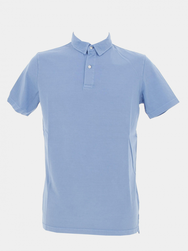 Polo uni jersey bleu homme - Superdry