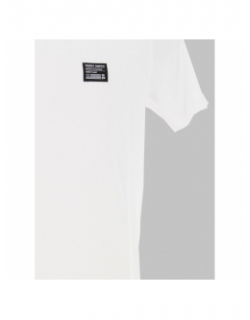 T-shirt uni rec logo blanc garçon - Teddy Smith