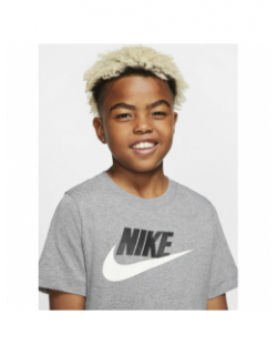 T-shirt futura icon td gris enfant - Nike