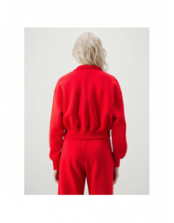 Sweat col camioneur nsw phoenix crop rouge femme - Nike