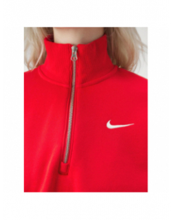 Sweat col camioneur nsw phoenix crop rouge femme - Nike