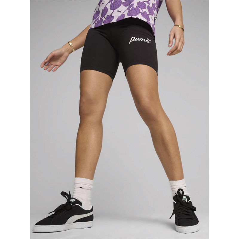 Short cycliste essential noir femme - Puma