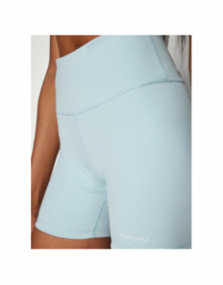 Short cycliste uni bleu femme - Puma