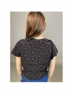 Blouse mylene motif floral noir femme - Levi's