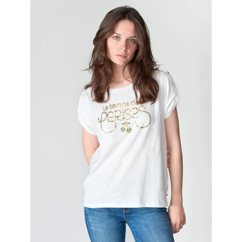 T-shirt dwight blanc femme - Le Temps Des Cerises