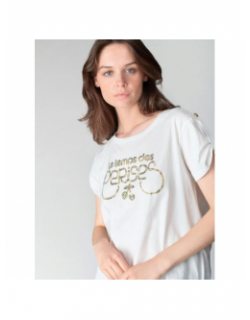 T-shirt dwight blanc femme - Le Temps Des Cerises