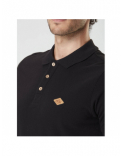 Polo uni delo logo noir homme - Picture