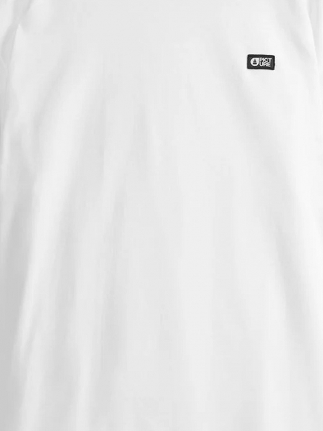 T-shirt uni yorra logo blanc homme - Picture