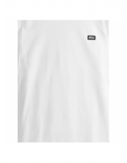 T-shirt uni yorra logo blanc homme - Picture