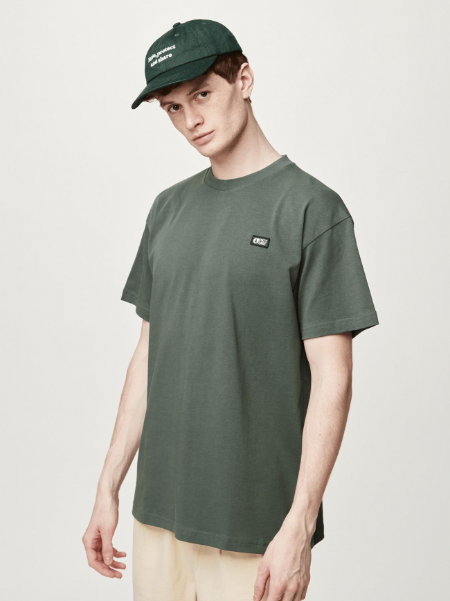 T-shirt uni yorra vert homme - Picture