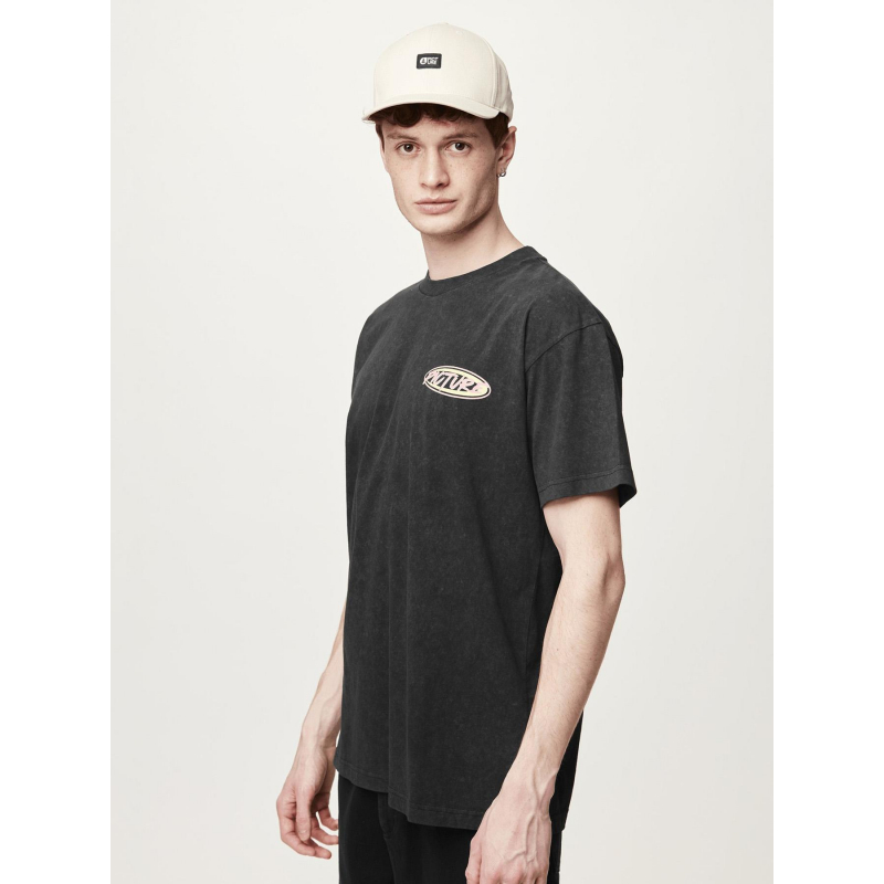 T-shirt tsunami noir homme - Picture