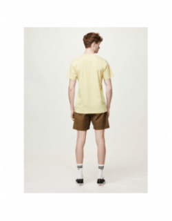 T-shirt basement imprimé don't worry beige homme - Picture