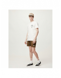 T-shirt expensive natural blanc homme - Picture