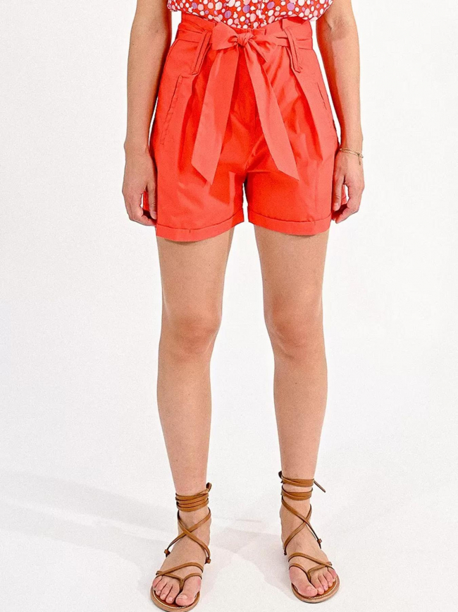 Short woven rouge femme - Molly Bracken