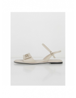 Sandales flat créme femme - Calvin Klein