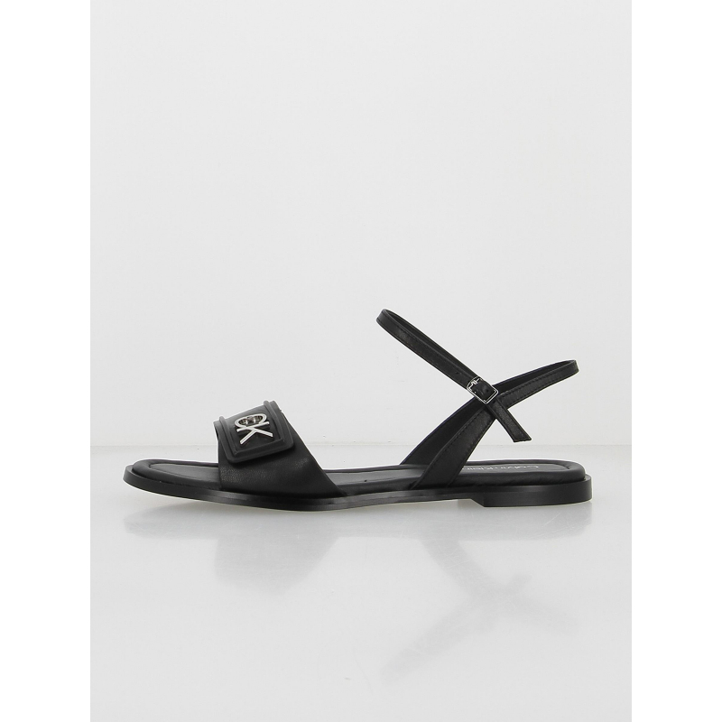 Sandales flat noir femme - Calvin Klein