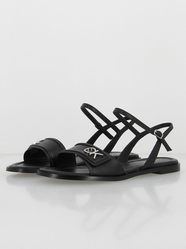 Sandales flat noir femme - Calvin Klein