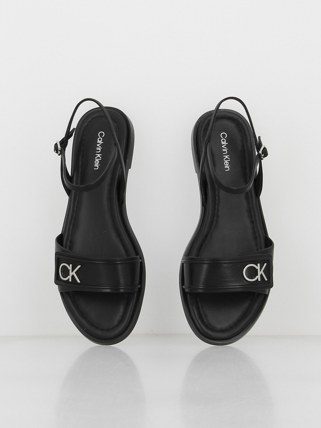 Sandales flat noir femme - Calvin Klein