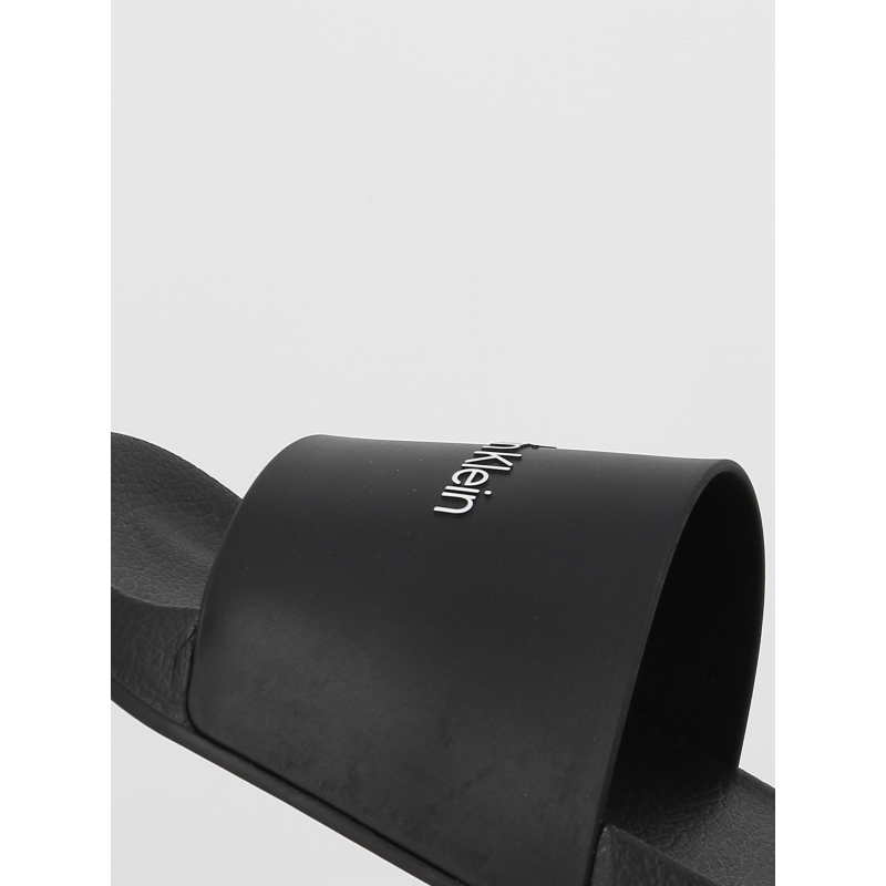 Claquettes slide noir homme Calvin Klein Sports Dépôt