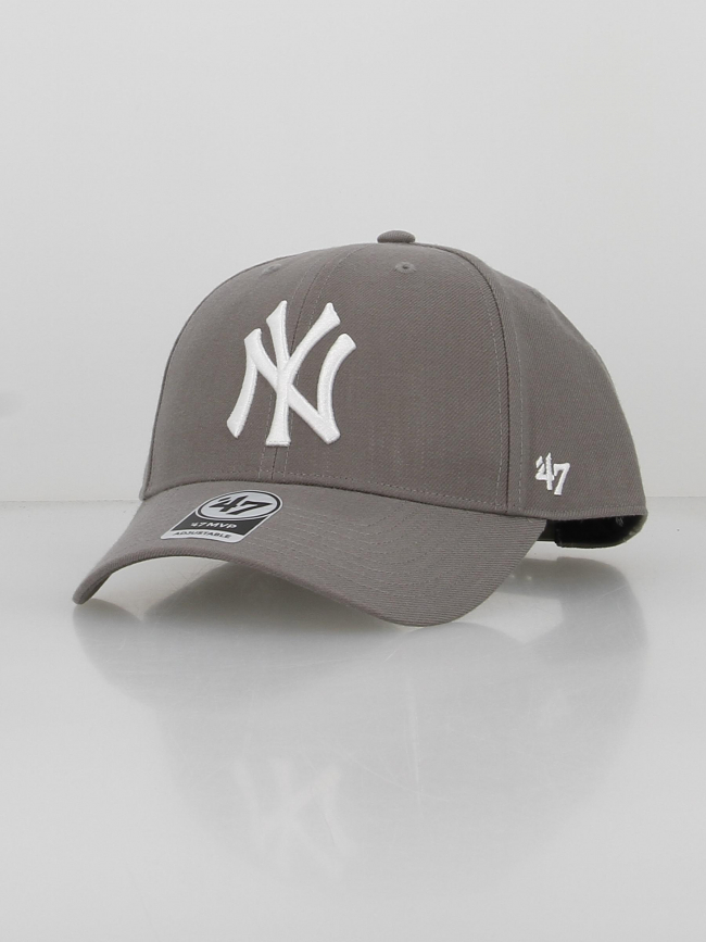 Casquette yankees snapback mvp gris foncé blanc - 47 Brand