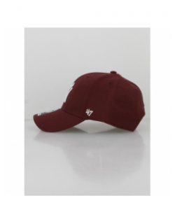 Casquette yankees snapback mvp bordeaux blanc - 47 Brand