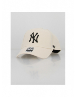 Casquette yankees snapback natural beige noir - 47 Brand