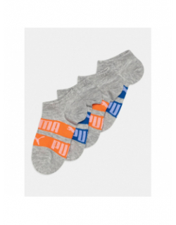 2 paires de chaussettes logo stripes gris enfant - Puma