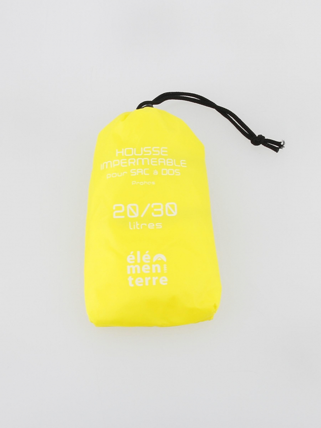 Housse imperméable sac à dos 20 à 30 litres jaune - Elementerre