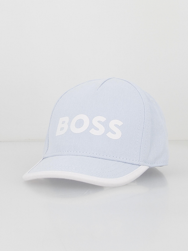 Casquette oxford bleu clair enfant - Boss