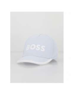 Casquette oxford bleu clair enfant - Boss