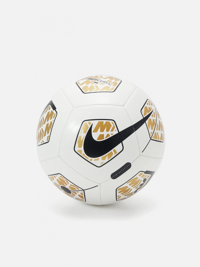 Ballon de football mercurial fade blanc doré - Nike